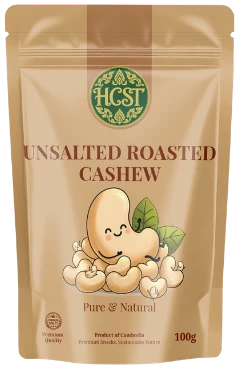 Unsalted Roasted Cashew — HCST 100 g retail pouch